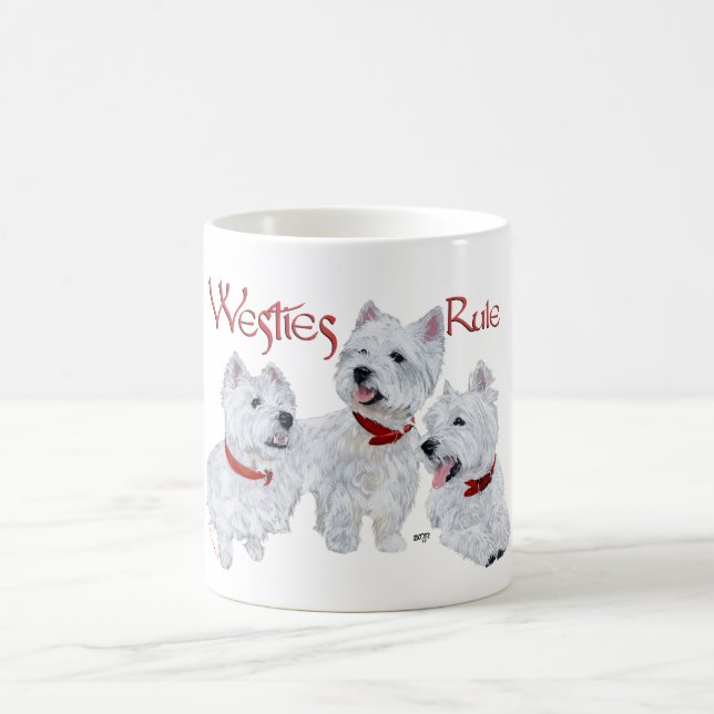 Westies härskar! kaffemugg (Center)