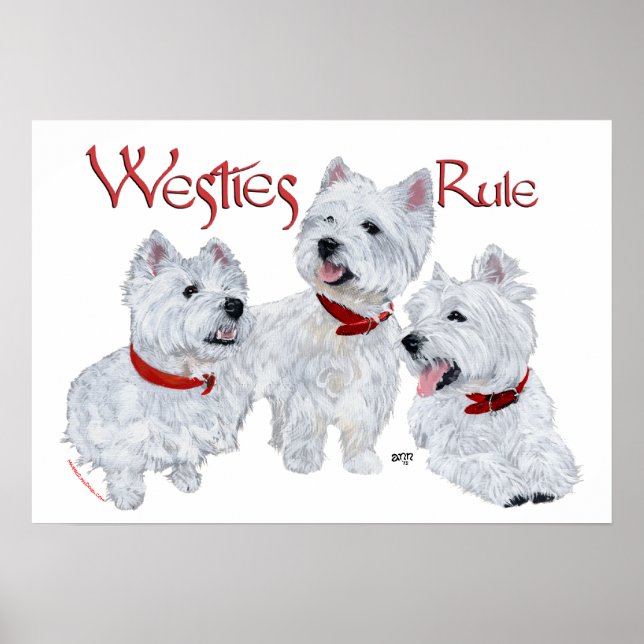 Westies härskar! poster (Framsidan)