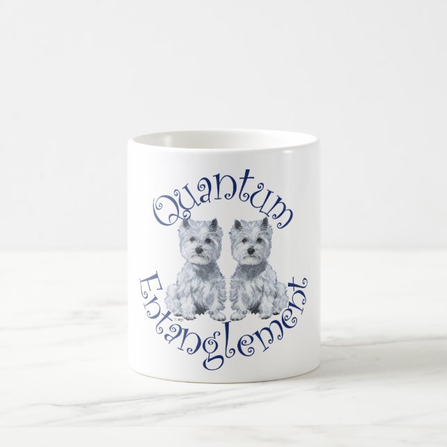 Westies kvantsammanflätning kaffemugg (Center)