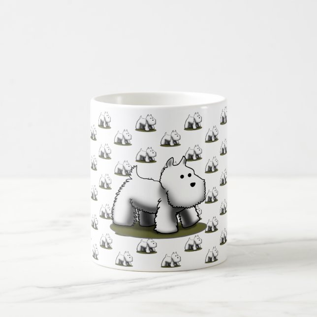 Westies mönstermugg kaffemugg (Center)