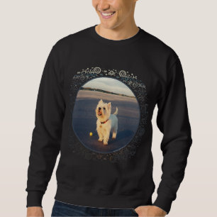 Westies och havet sweatshirt