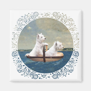 Westies Seglar Magnet