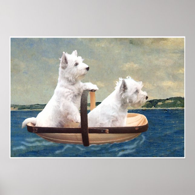 Westies Seglar Poster (Framsidan)