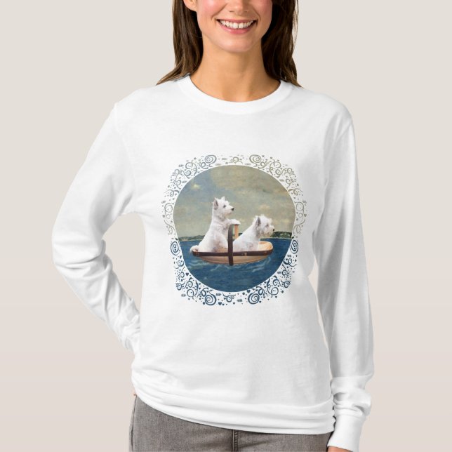 Westies Seglar Tee Shirt (Framsida)