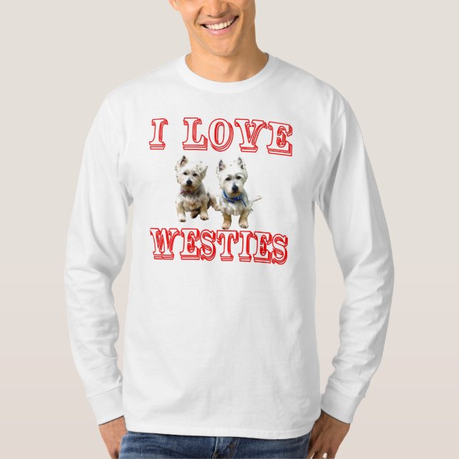 Westies Shirt. T-shirt (Framsida)