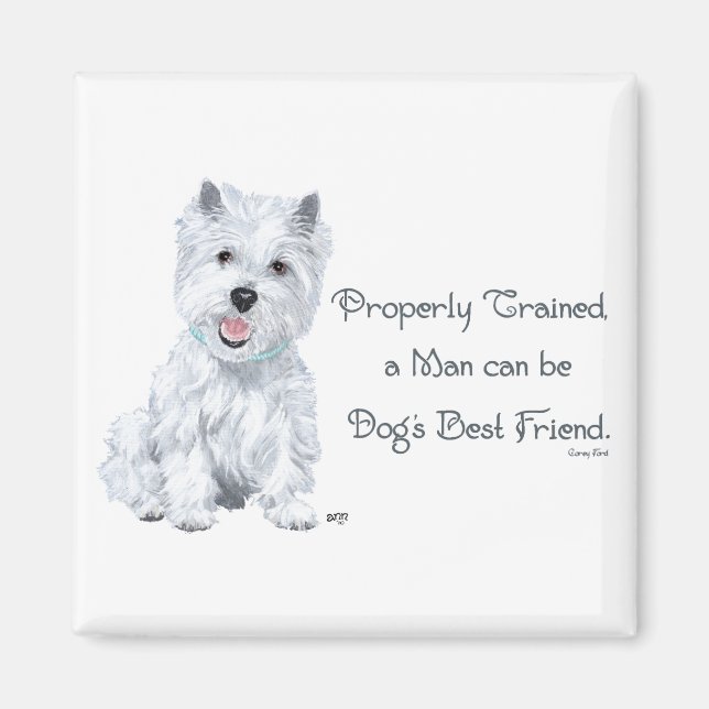 Westies Visdomsord Magnet (Framsidan)