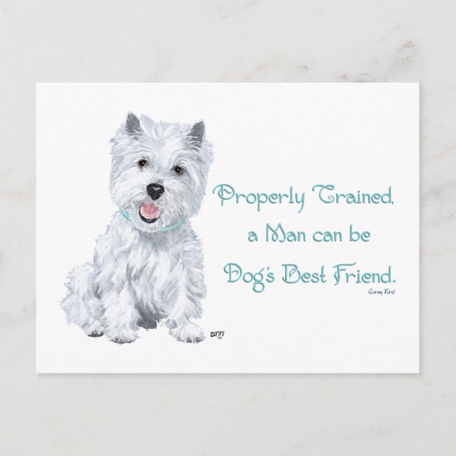 Westies Visdomsord Vykort (Framsida)