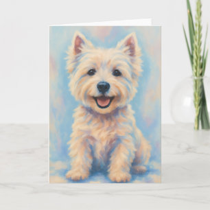 Westieting Card - tomt invändigt Kort