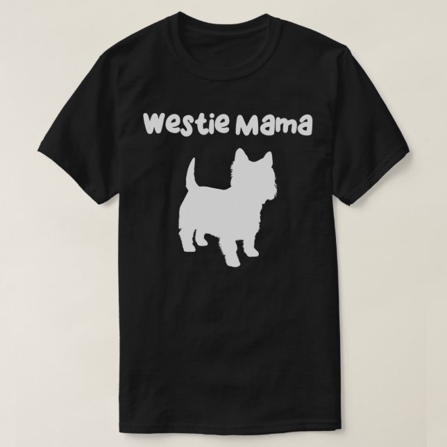 Westifts Manar Women Väster Highland Terrier T Shirt (Design framsida)