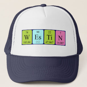 Westin-hatt bord namn keps