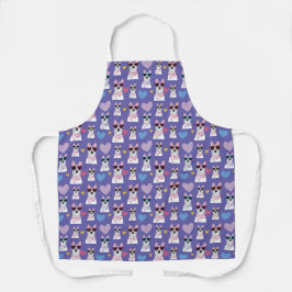 Westis med Heart Sunglasses Apron