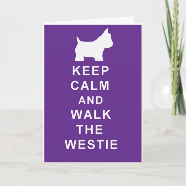 Westith Birthday Card Behålla Lugn Stil Kort (Framsida)