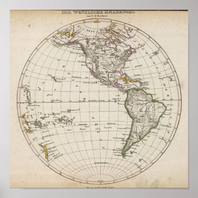 Westl Halbkugel Poster (Framsidan)