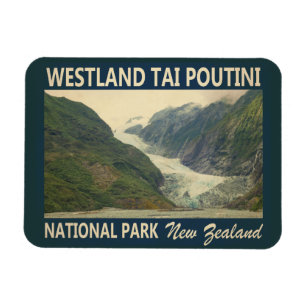 Westland Tai Poutini Nationalparken Nya Zeeland Magnet