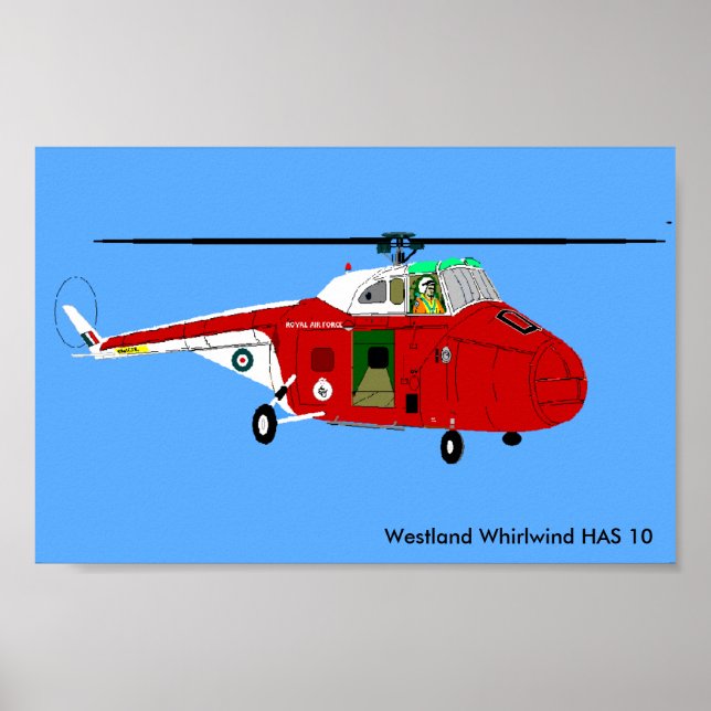 Westland Whirlwind HAS 10 Poster (Framsidan)