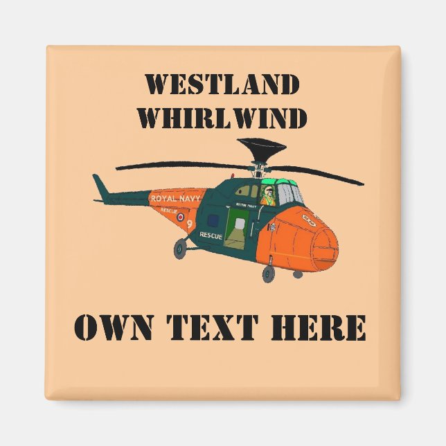 Westland Whirlwind Magnet (Framsidan)