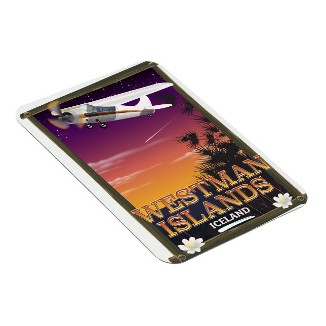 Westman Islands reseaffisch för Islandet Magnet (Högersidan)
