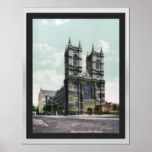 Westminster Abbey 1900 Poster