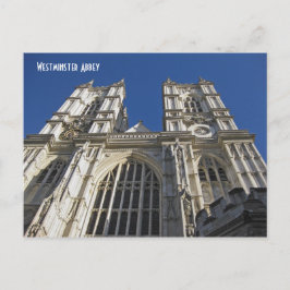 Westminster Abbey, London England Vykort