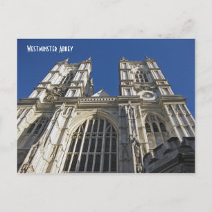 Westminster Abbey, London England Vykort