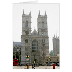 Westminster Abbey, London Hälsningskort