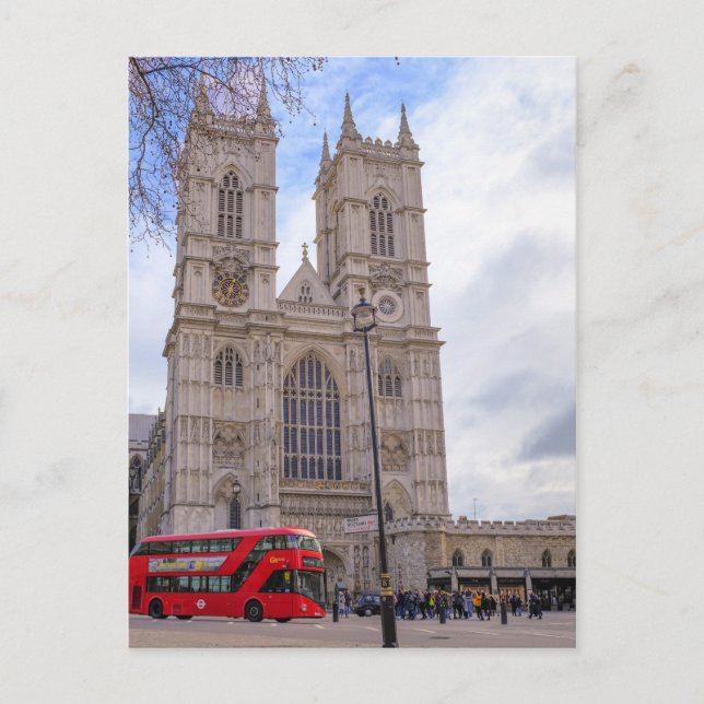 Westminster Abbey London UK Postcard Vykort (Framsida)