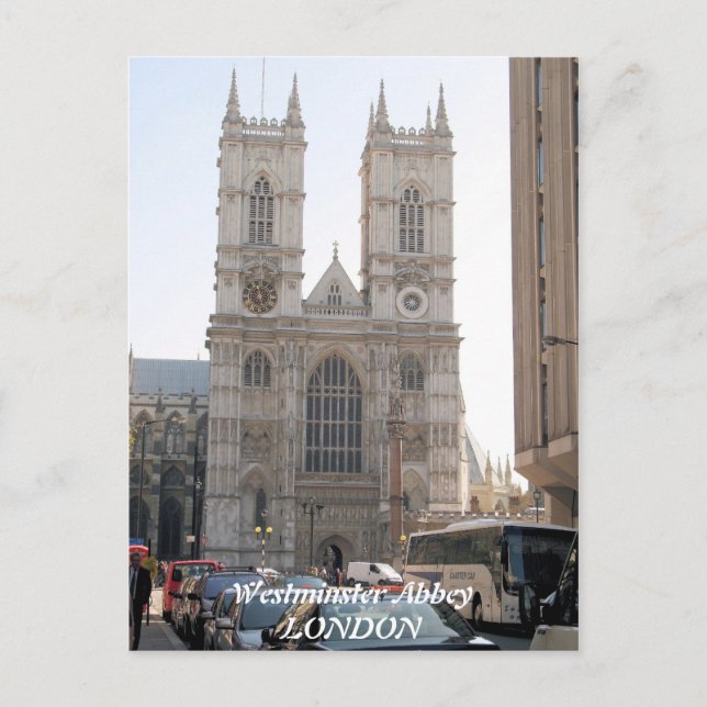 Westminster Abbey London UK vykort (Framsida)