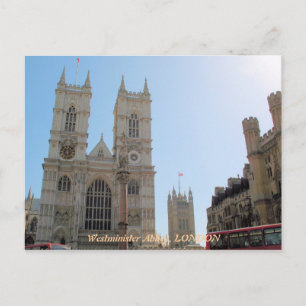 Westminster Abbey London UK vykort