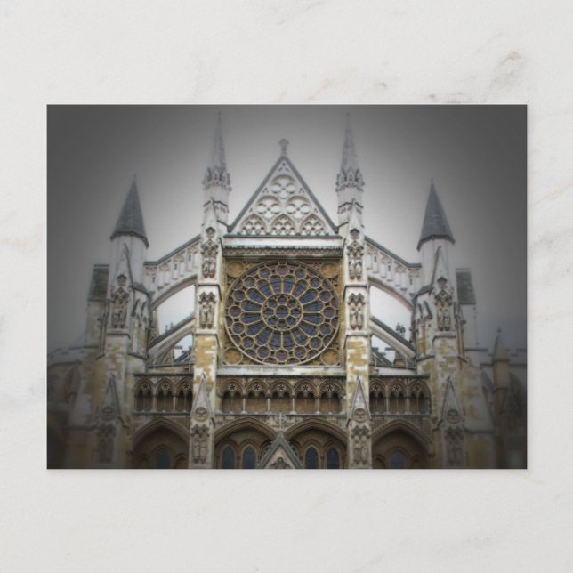 Westminster Abbey - London - vykort (Framsida)