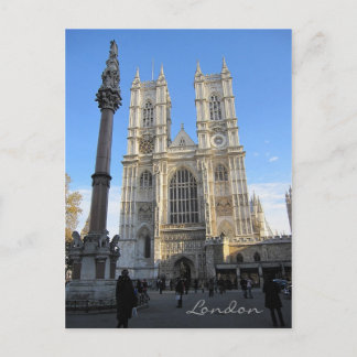 Westminster Abbey, London vykort