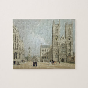 Westminster Abbey och sjukhus, från 'London som Pussel