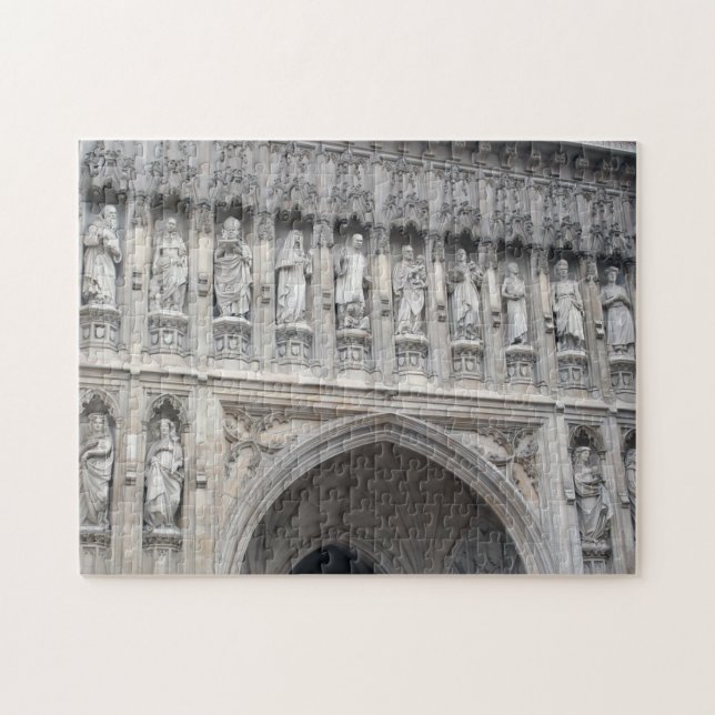 Westminster Abbey Statues - Puzzle Pussel (Horisontell)