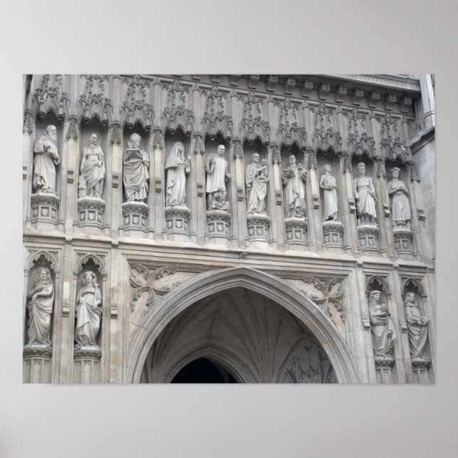 Westminster Abbey Statyer Affisch (Framsidan)