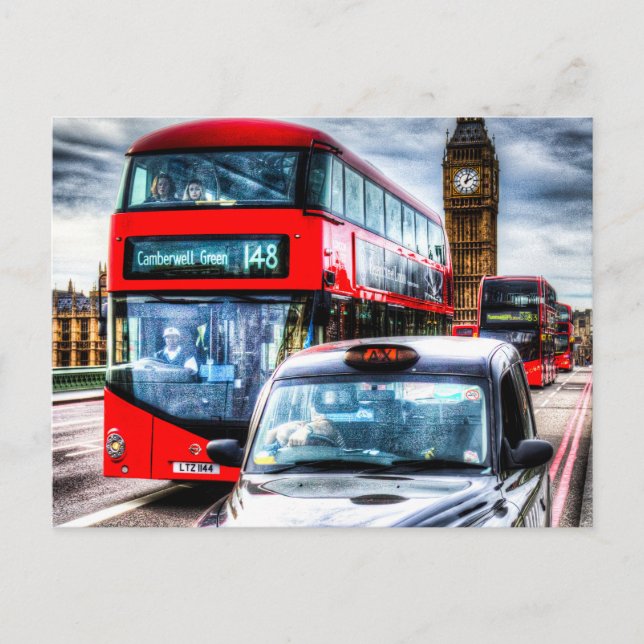 Westminster Bridge London Vykort (Framsida)