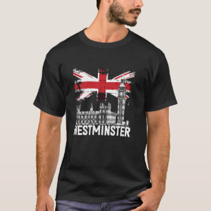 Westminster + brittisk flagga t shirt