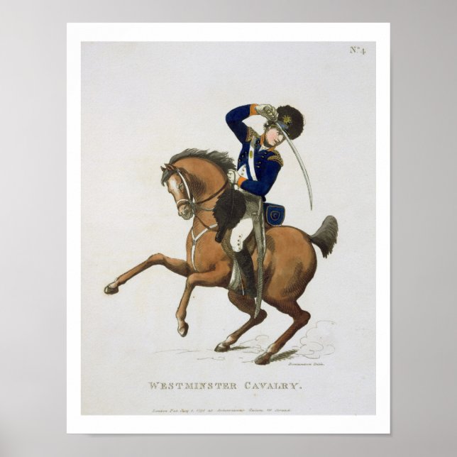 Westminster Cavalry Volunteer, plåt 4 från Loyal Poster (Framsidan)