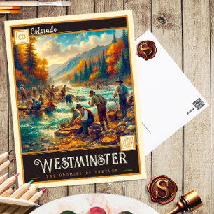 Westminster, Colorado Postkort för Vintage Vykort
