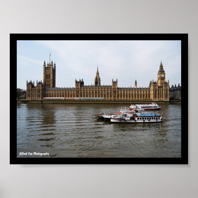 Westminster Eftermiddag Poster (Framsidan)