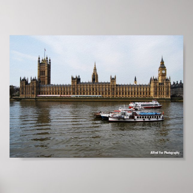 Westminster Eftermiddag Poster (Framsidan)