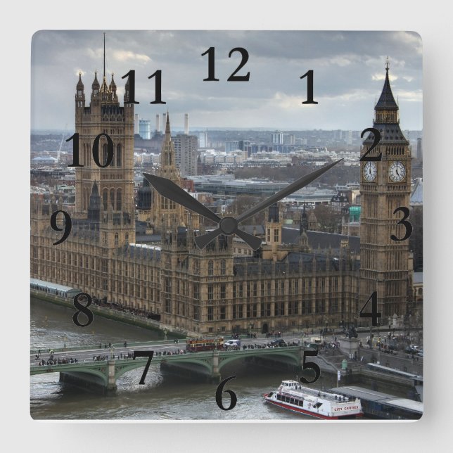 Westminster Fyrkantig Klocka (Framsida)