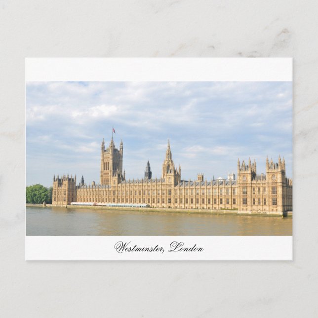 Westminster i London, Förenade kungariket Vykort (Framsida)