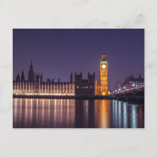 Westminster i London Vykort