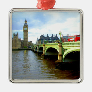 Westminster överbryggar, London UK Julgransprydnad Metall
