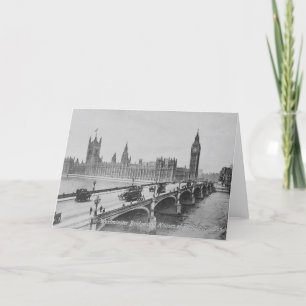 Westminster överbryggar och husen av kort