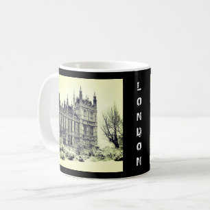 Westminster, parlamentet, Winter London - British Kaffemugg