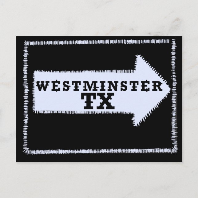 Westminster (Texas) Patch Vykort (Framsida)