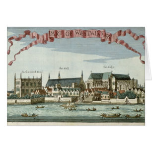 Westminster visning abbeyen hälsningskort