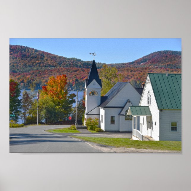 Westmore Church på Sjö Willoughby Poster (Framsidan)