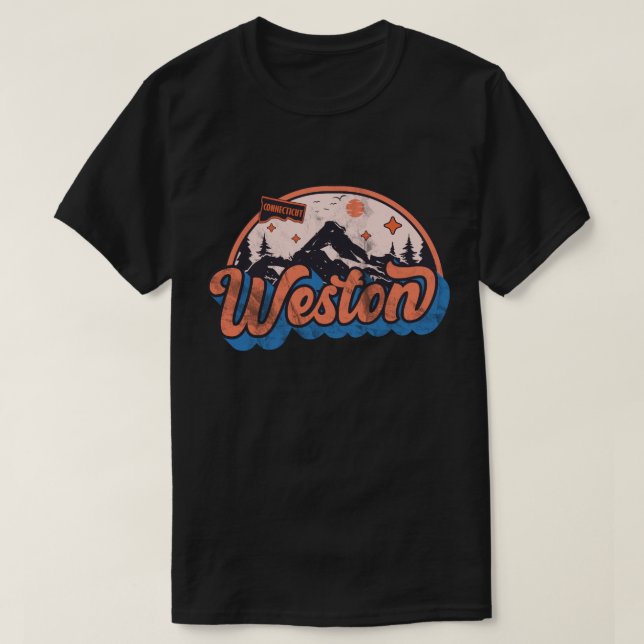 Weston, Connecticut T Shirt (Design framsida)