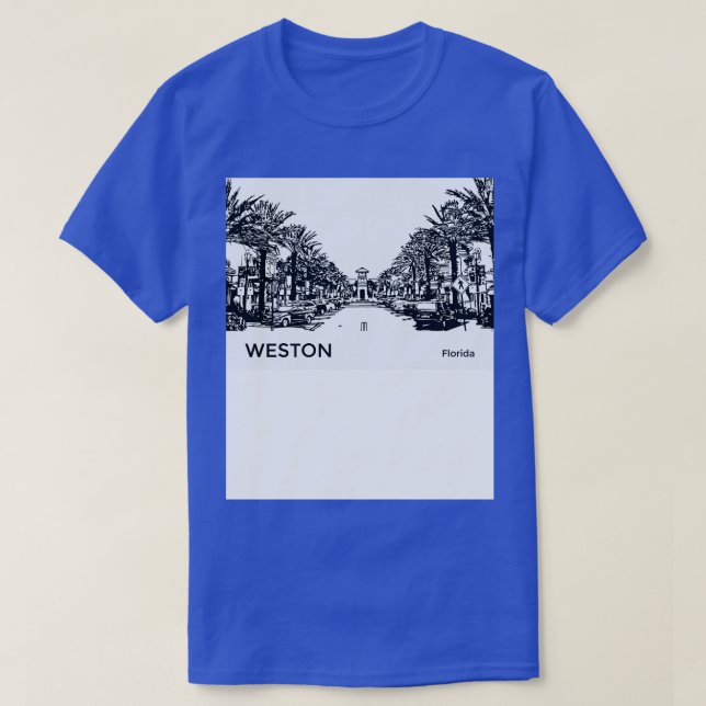 Weston Florida TShirt T Shirt (Design framsida)
